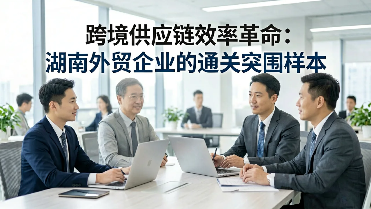跨境供应链效率革命:湖南外贸企业的通关突围样本